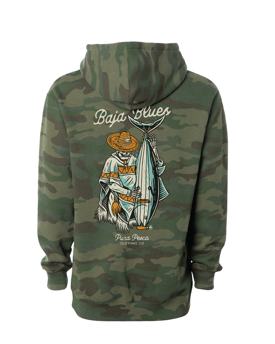 Baja Blues Hoodie Camo